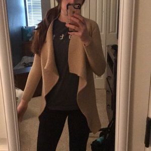 tan xs cardigan